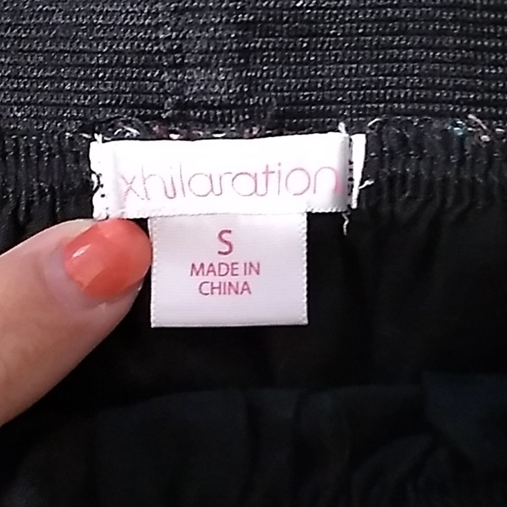 Xhileration Floral Ruffle Multicolored Mini Skirt. Size Small - Picture 10 of 11